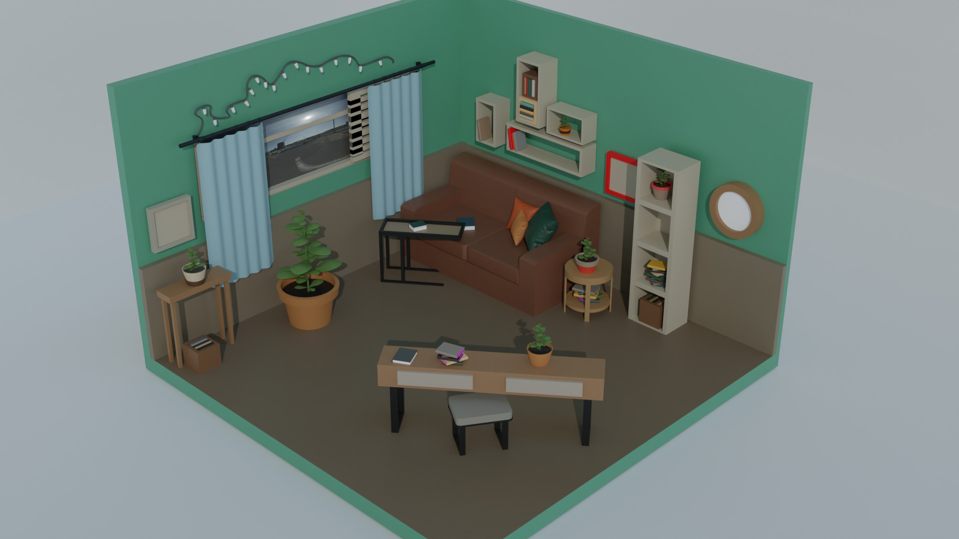 low-poly 3D model Low-poly 3D model_2