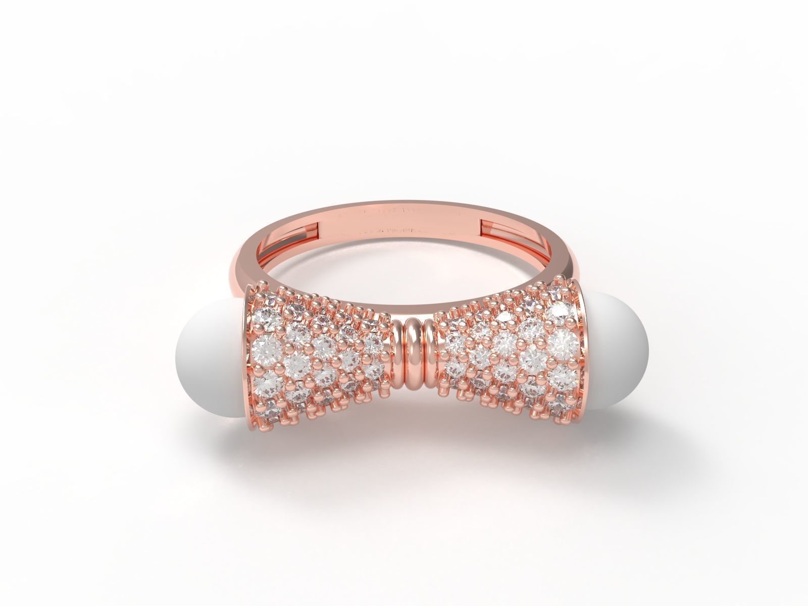 Solitaire Ring 3D print model_5