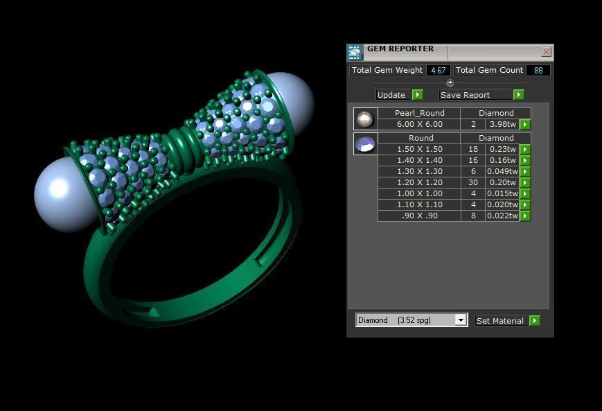 Solitaire Ring 3D print model_8