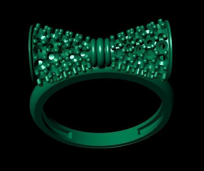 Solitaire Ring 3D print model_10