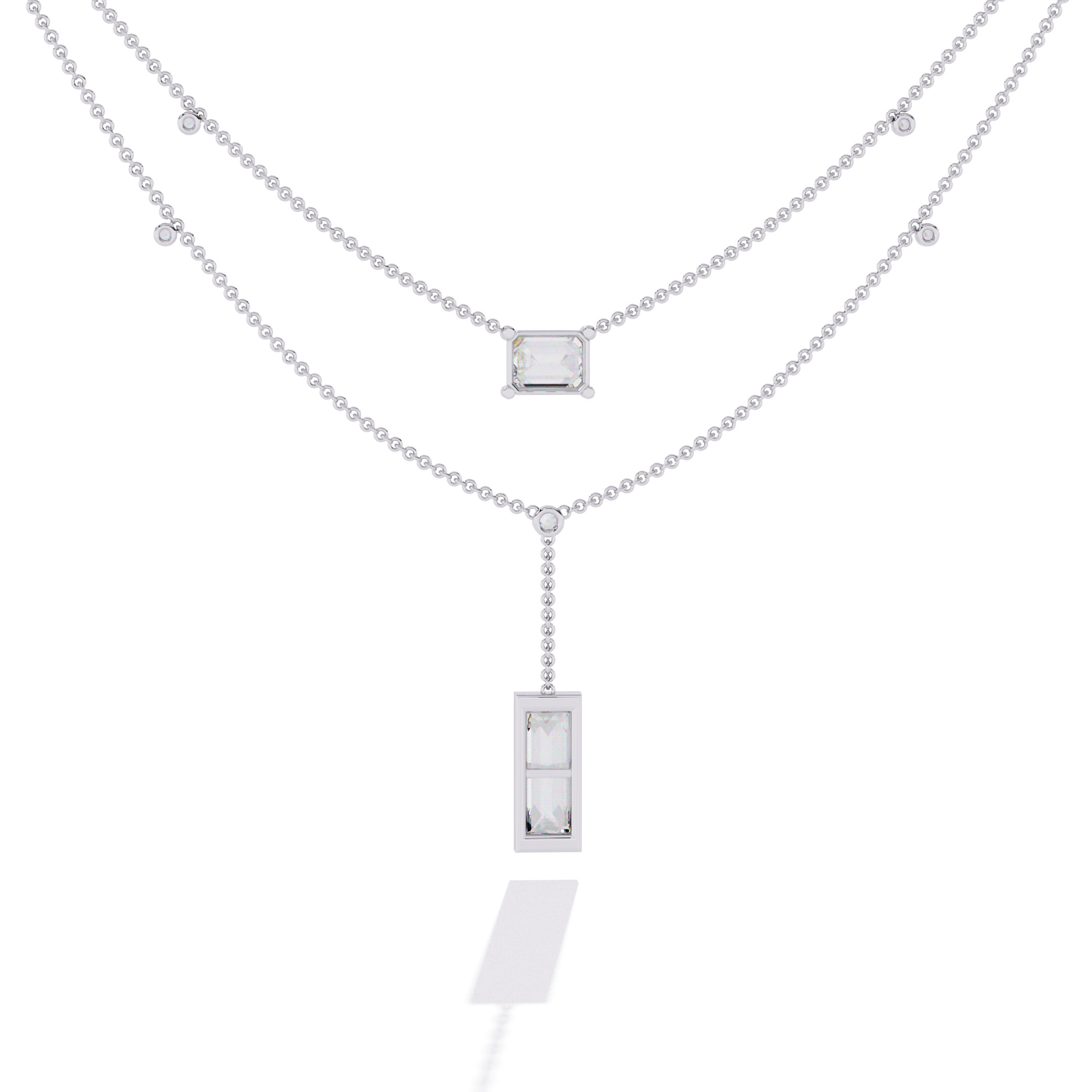 NECKLACE DIAMOND -CAD-028 3D model_6