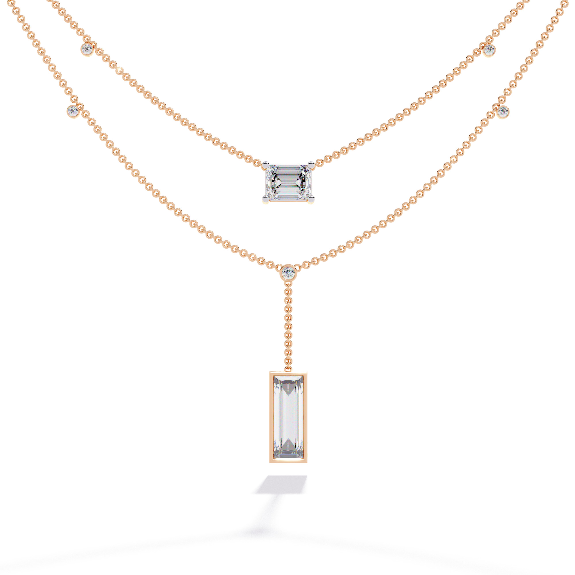 NECKLACE DIAMOND -CAD-028 3D model_5