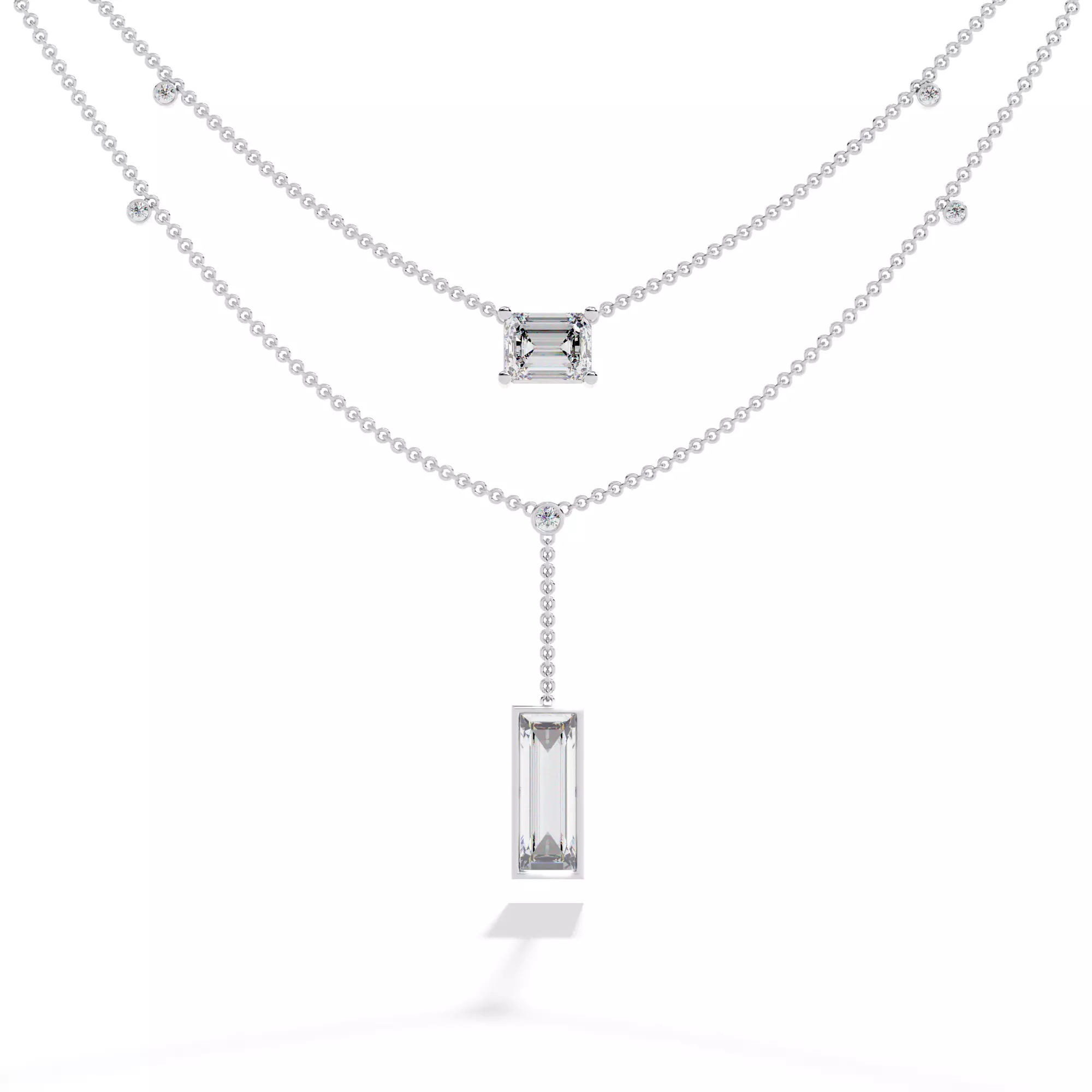 NECKLACE DIAMOND -CAD-028 3D model_0