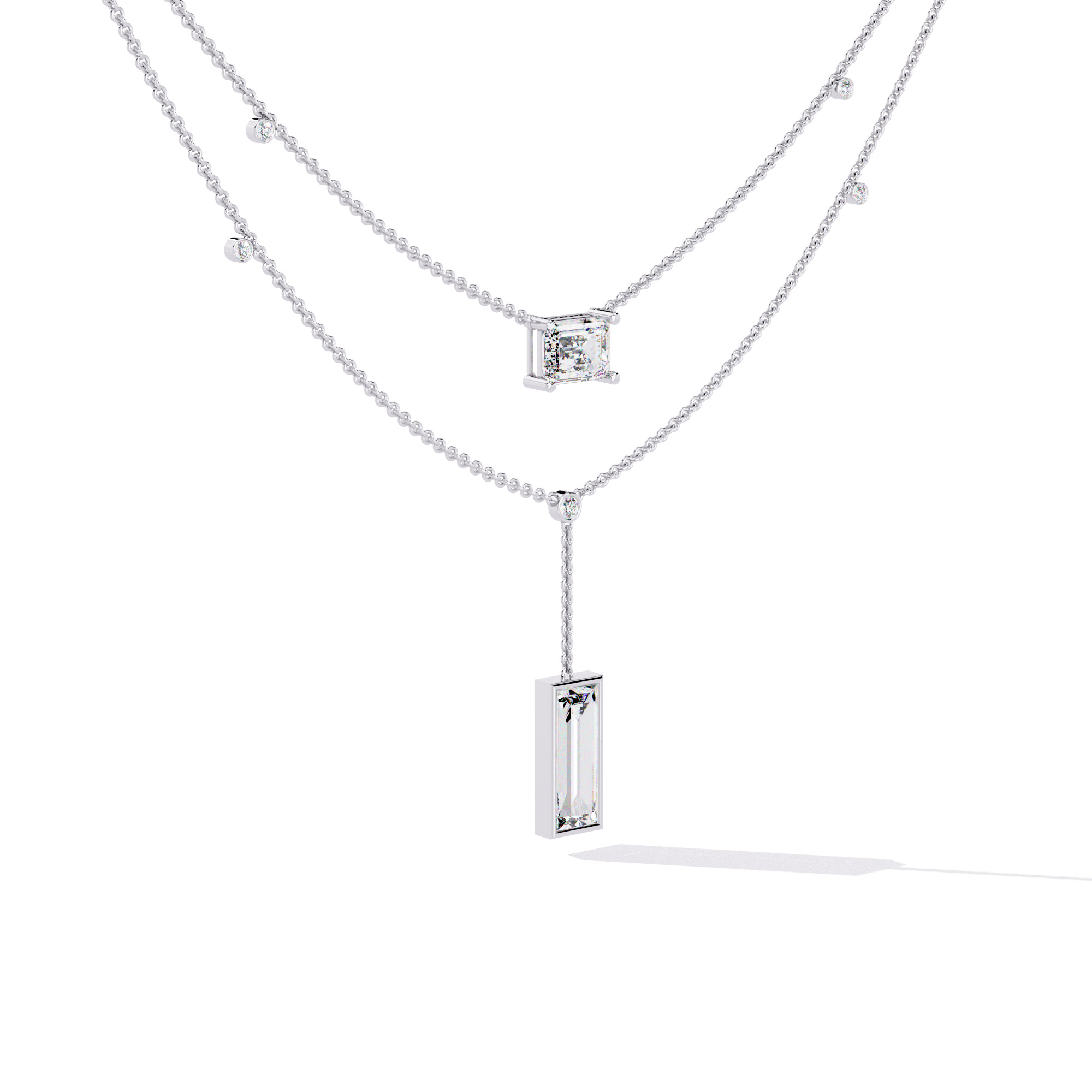 NECKLACE DIAMOND -CAD-028 3D model_3