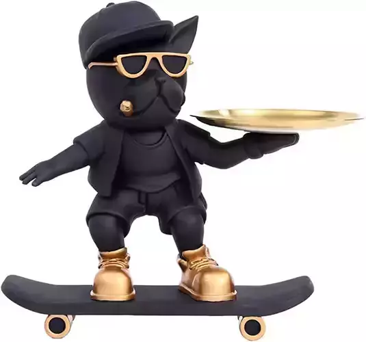Skateboard Bulldog Tray 3D print model