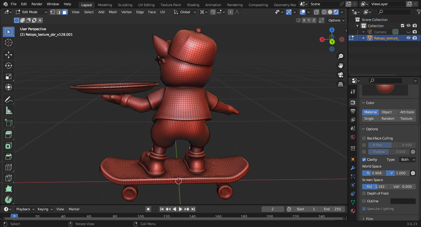 Skateboard Bulldog Tray 3D print model_8