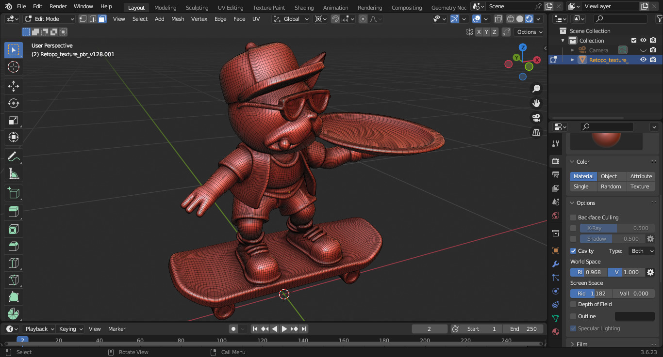 Skateboard Bulldog Tray 3D print model_6