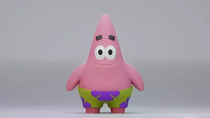 Patrick Star 3D print model 3D print model