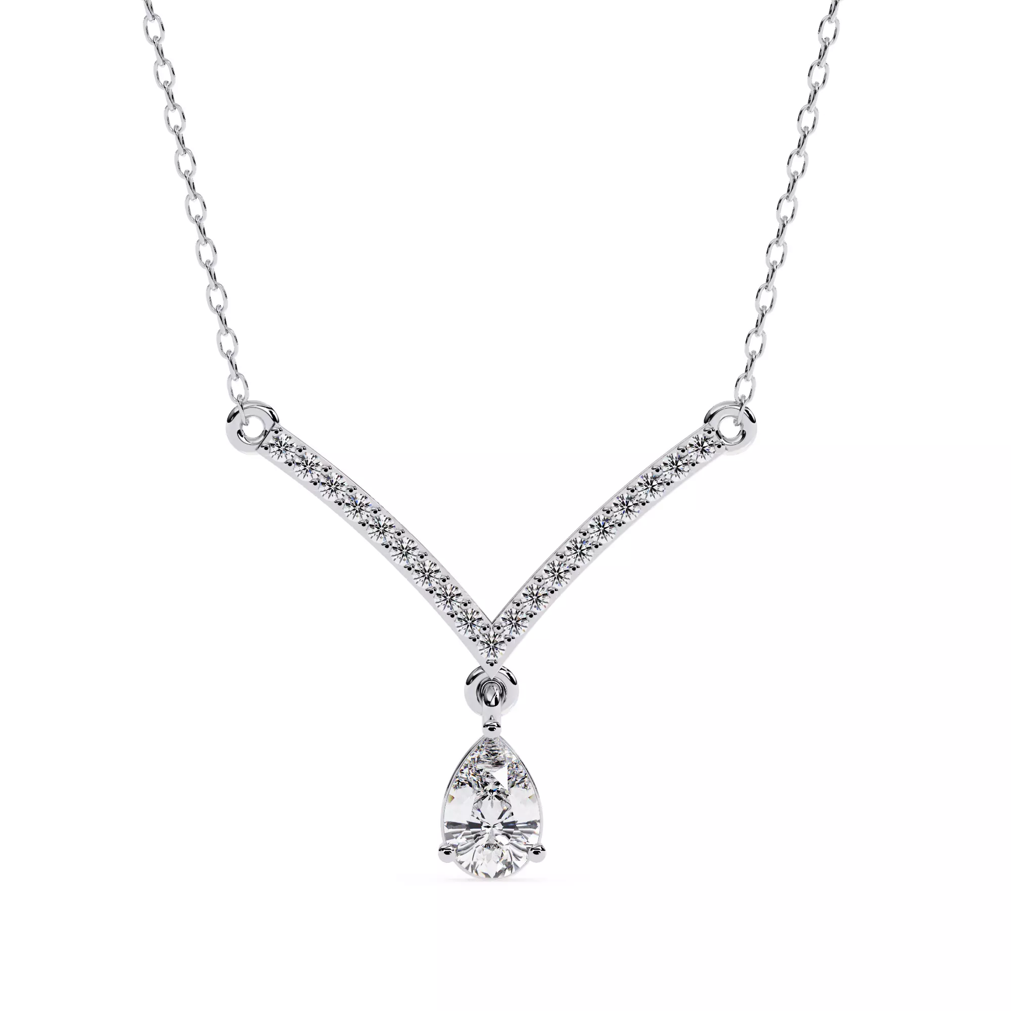 NECKLACE DIAMOND -CAD-029 3D model_0