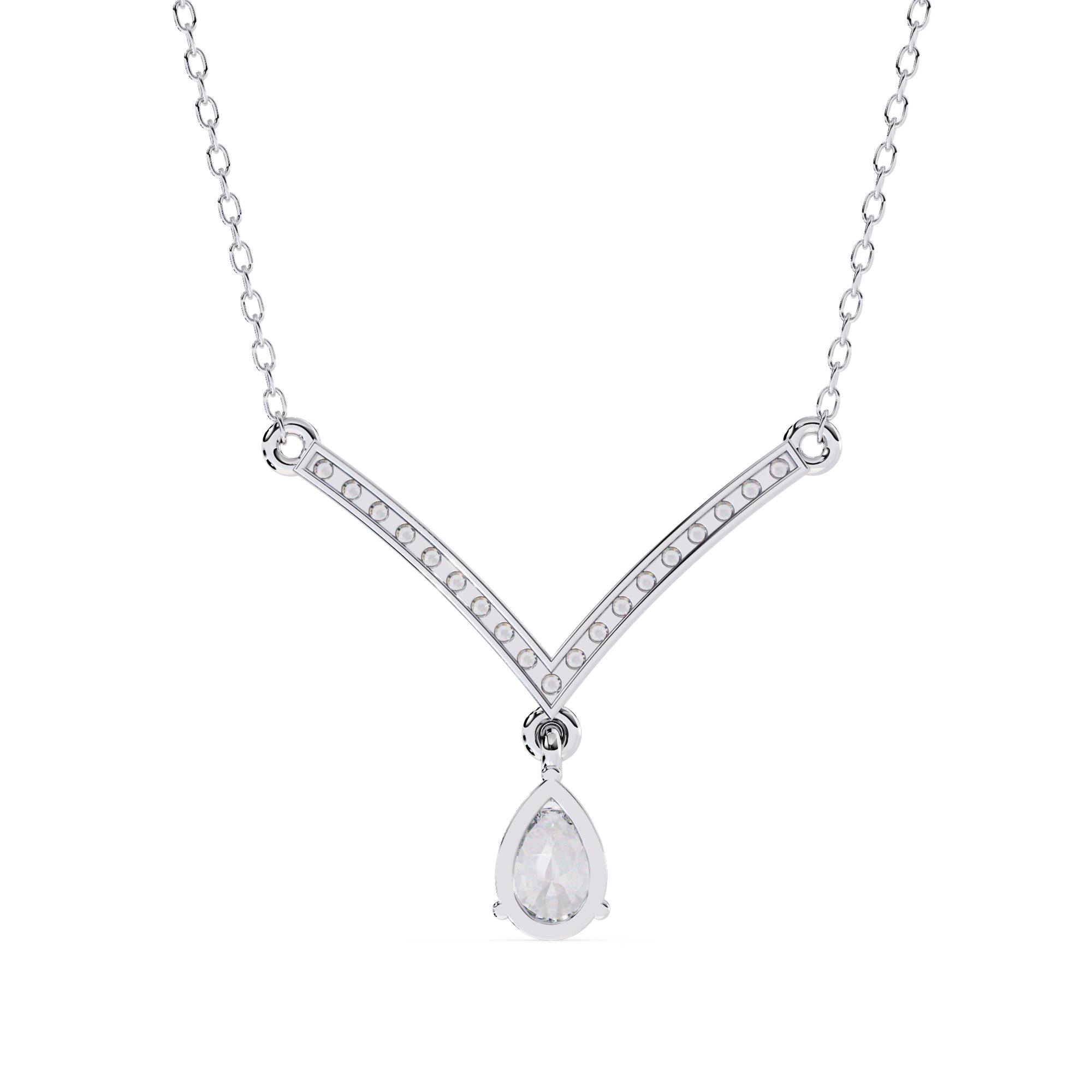 NECKLACE DIAMOND -CAD-029 3D model_3
