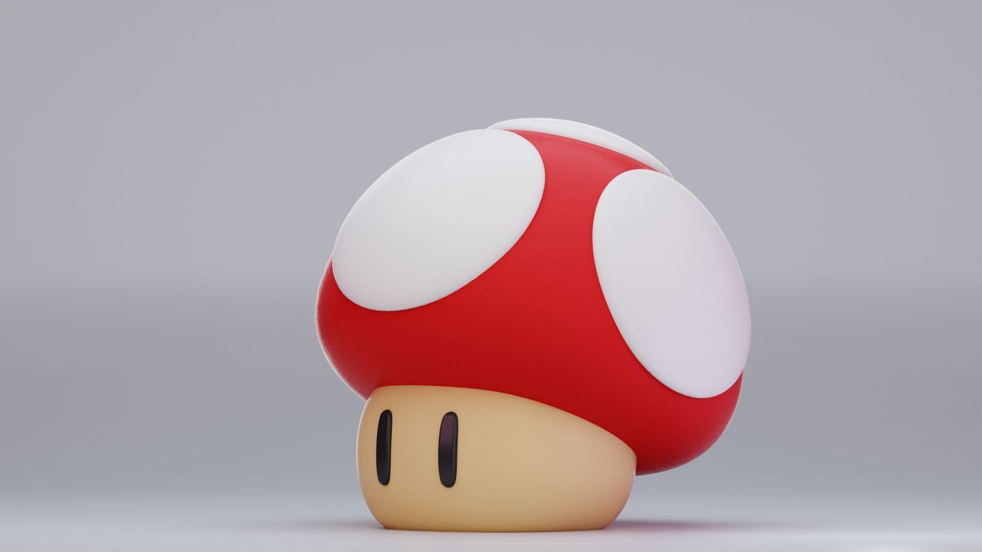 Mario Mushroom 3D print model Free 3D print model_1