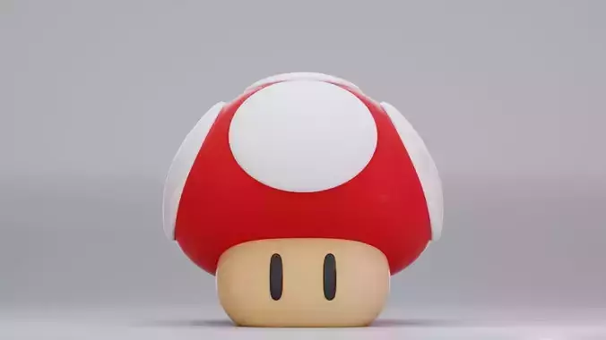 Mario Mushroom 3D print model
