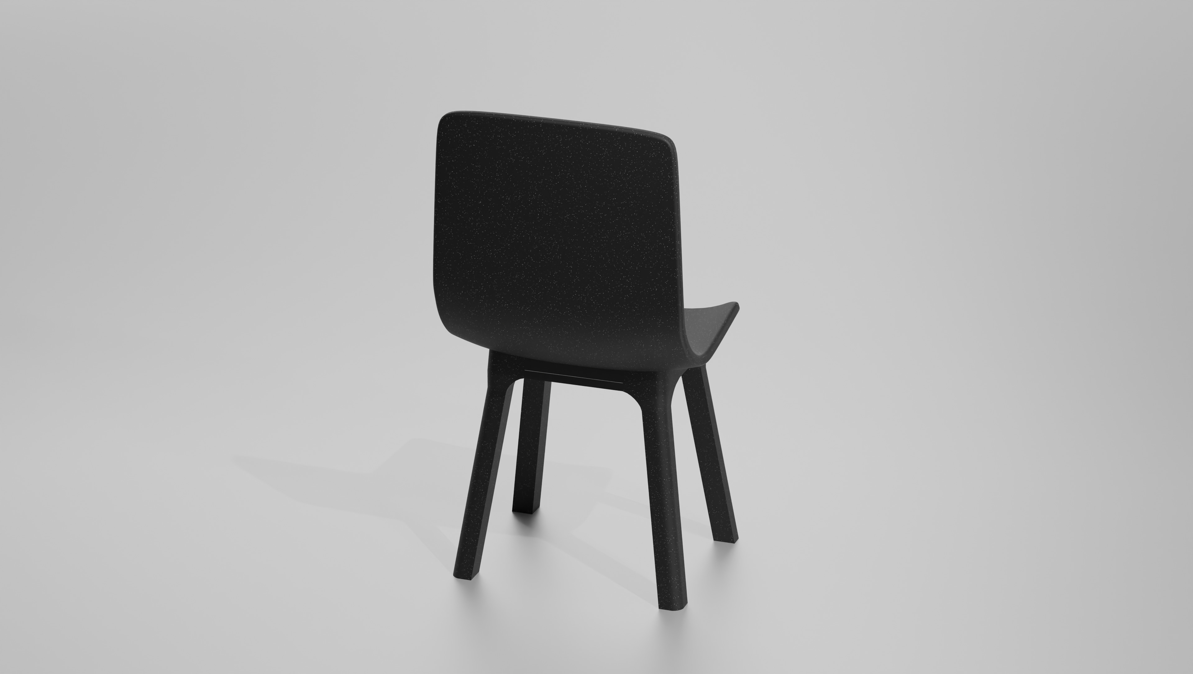Modern Plastic Chair Odger Style Free low-poly 3D model_9