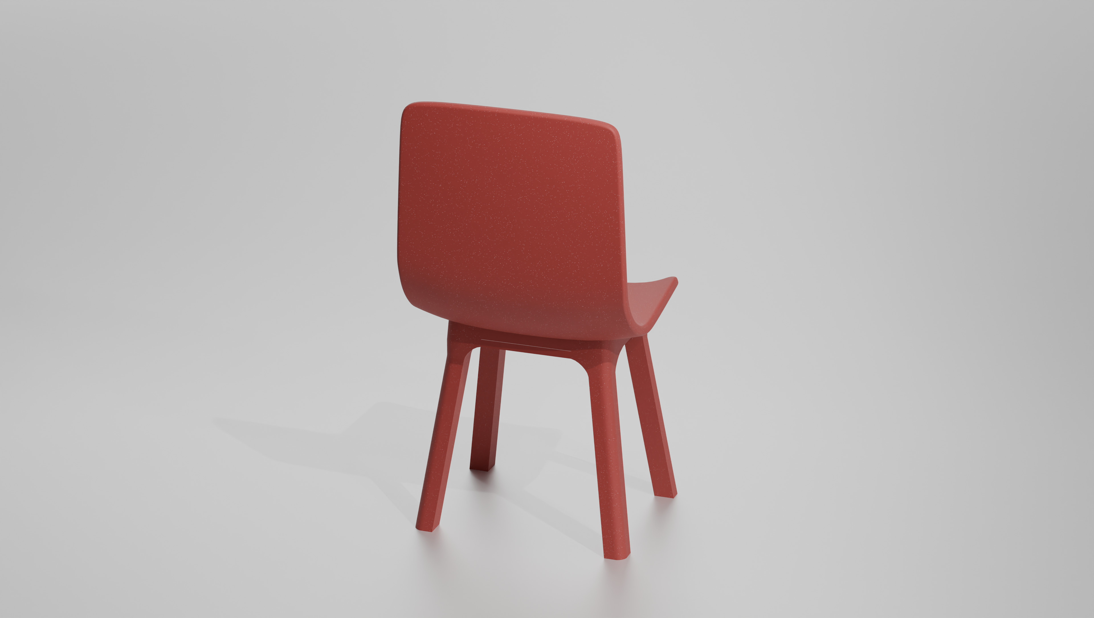 Modern Plastic Chair Odger Style Free low-poly 3D model_11