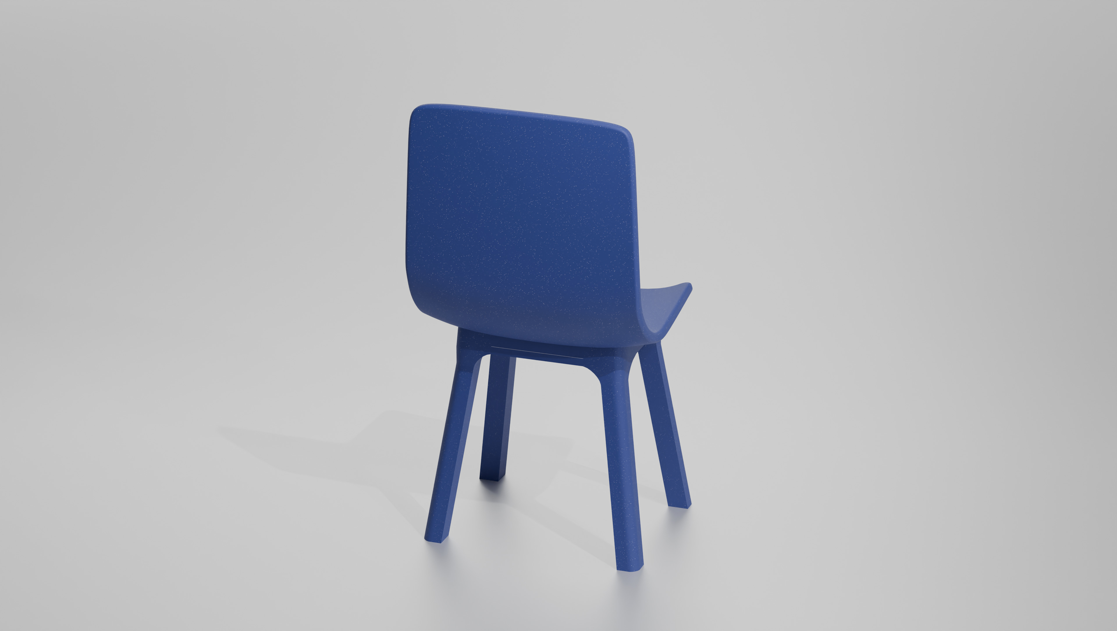 Modern Plastic Chair Odger Style Free low-poly 3D model_10