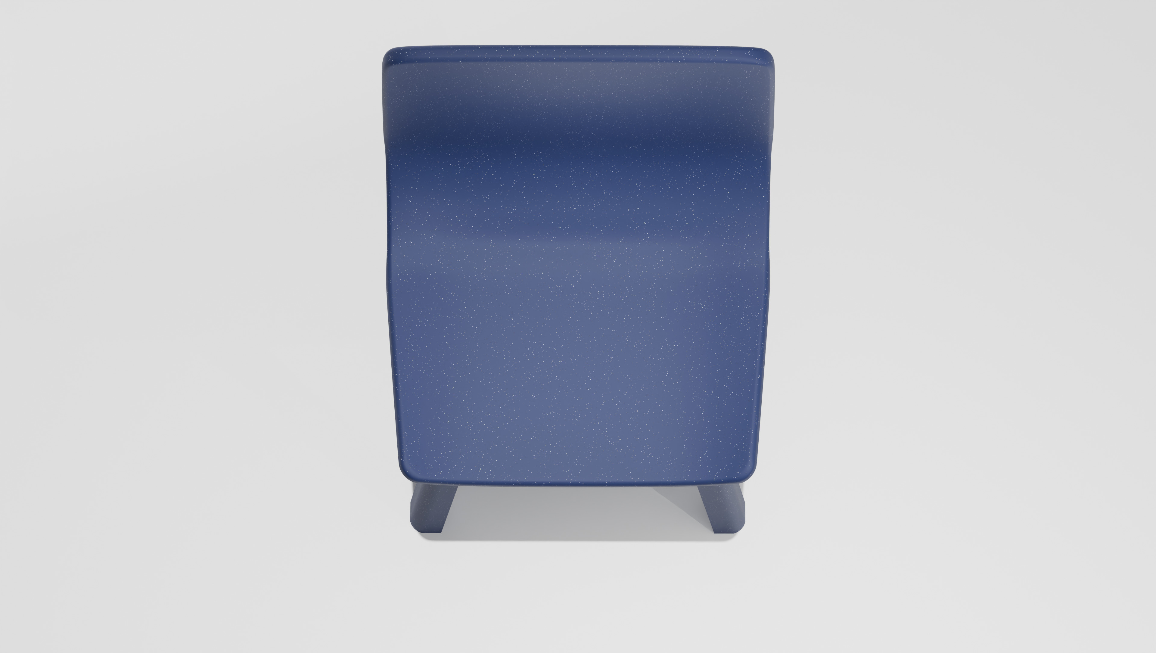 Modern Plastic Chair Odger Style Free low-poly 3D model_7