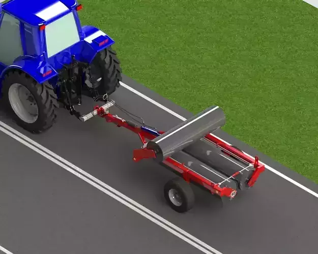 WG 0001 - STL grassland roller 3D model