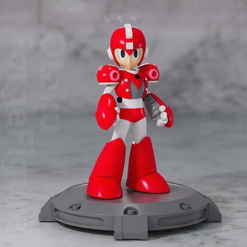Megaman Power Adaptor BY OFF 3D print model