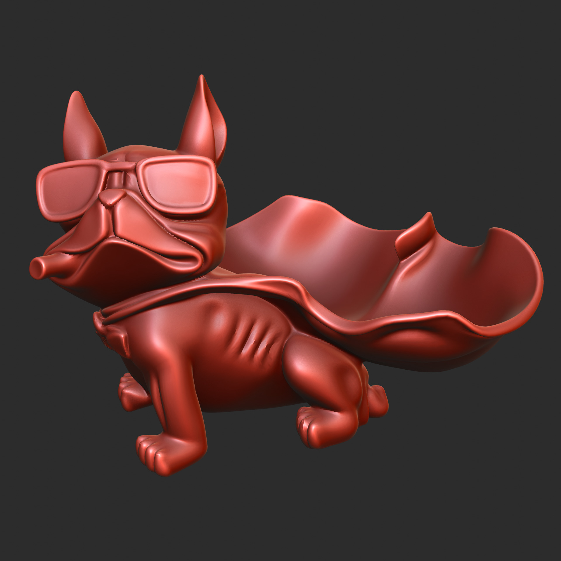 Super Bulldog Tray Storage 3D print model_1