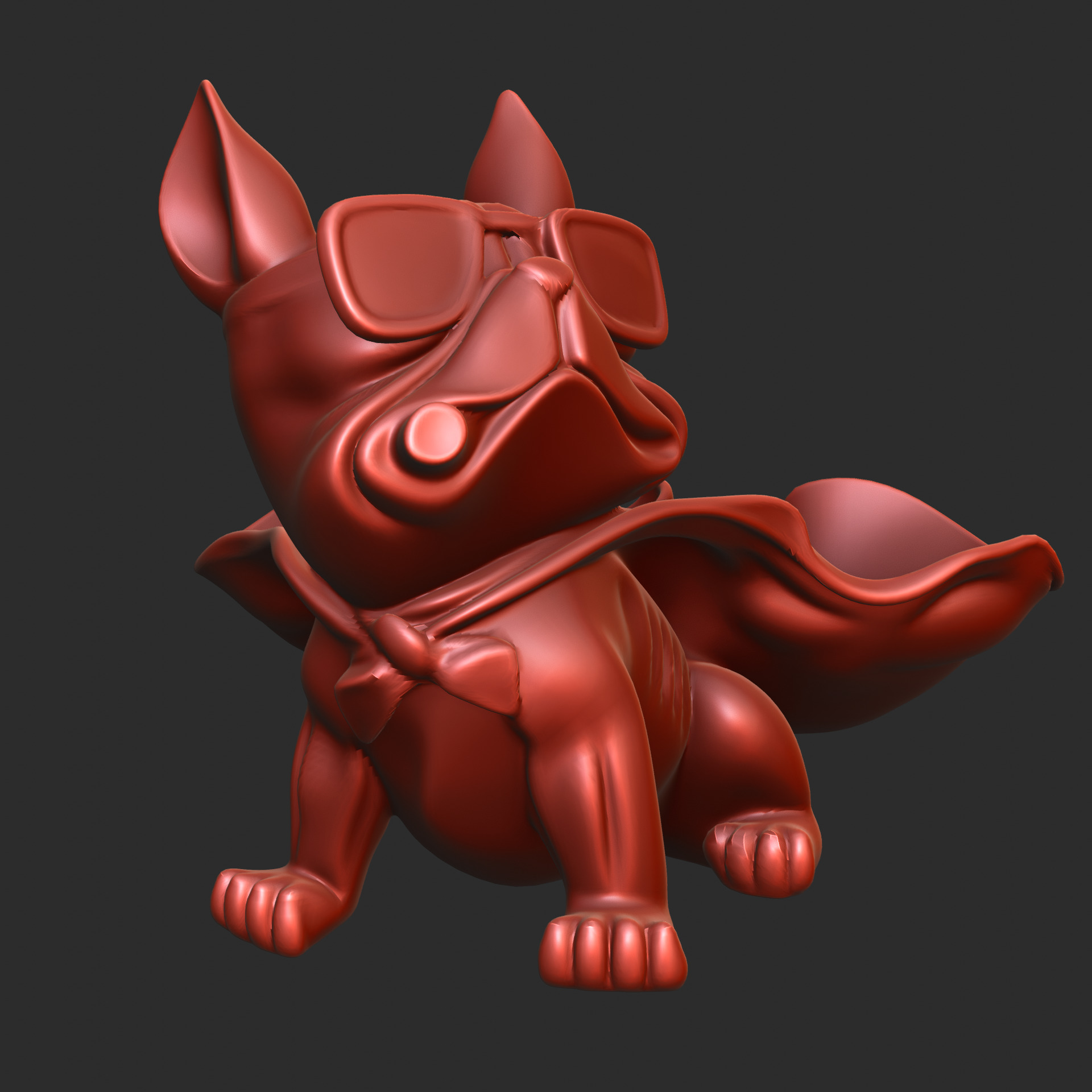 Super Bulldog Tray Storage 3D print model_3