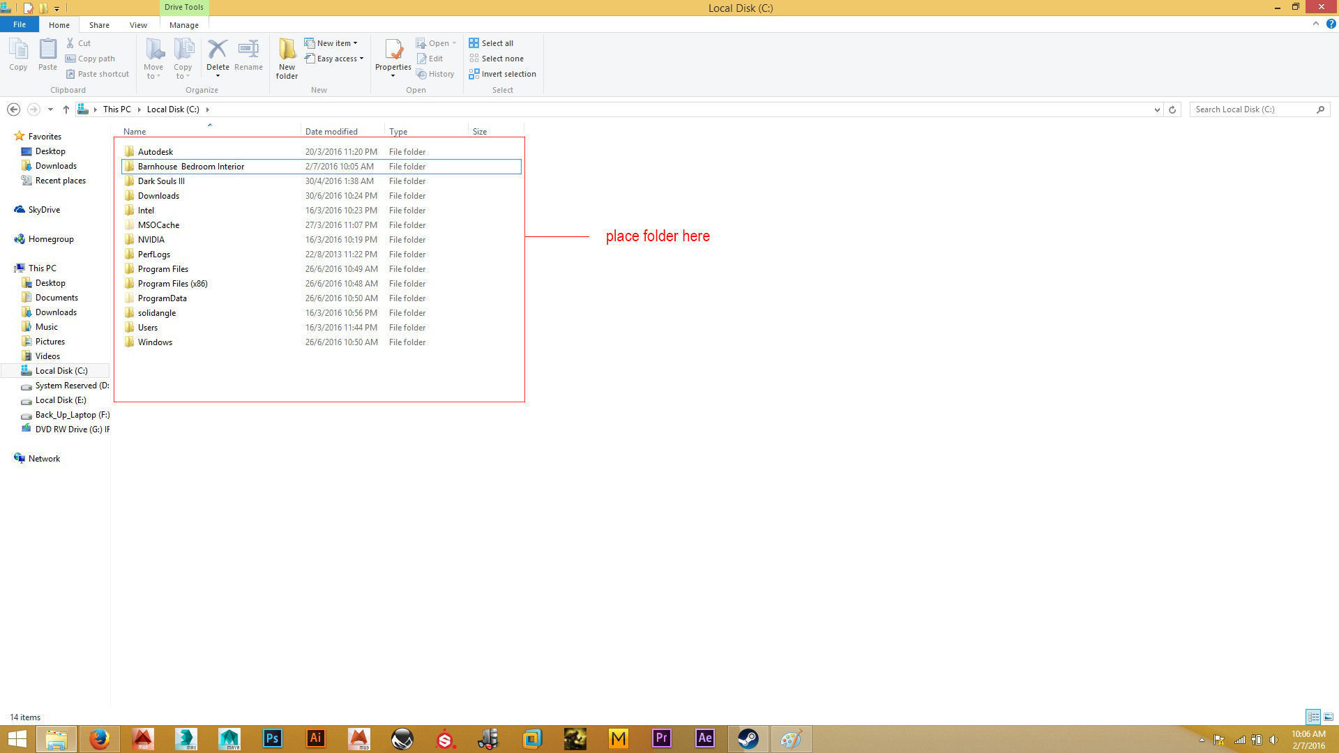 Rusted Old Bicycle 3D model_3