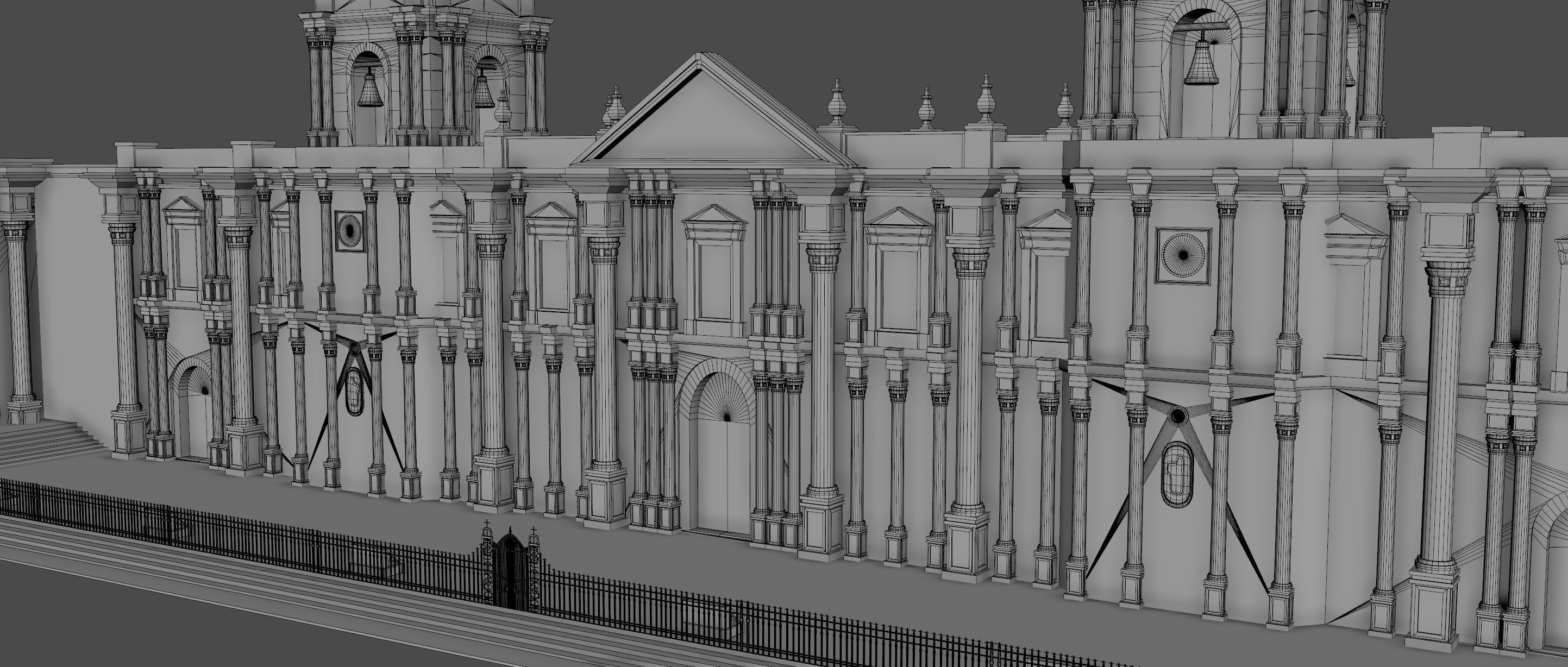  Cathedral of Arequipa 3D model_6