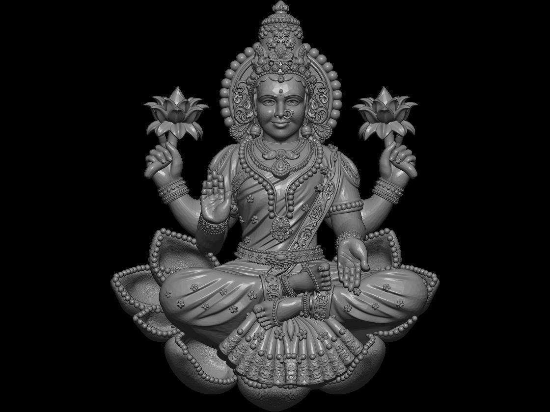 LAXMI  3D print model_27