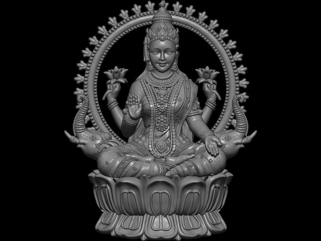 LAXMI  3D print model_20