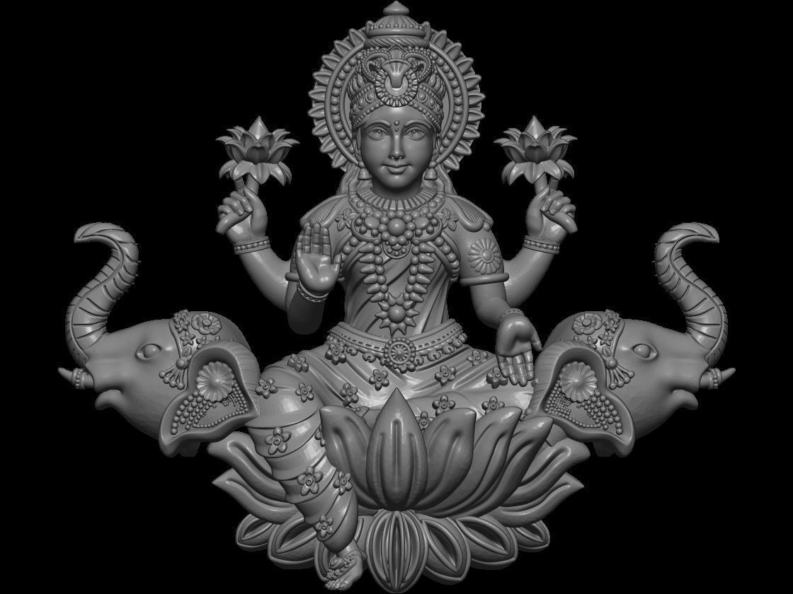 LAXMI  3D print model_37