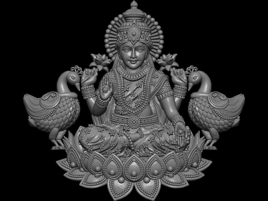 LAXMI  3D print model_43