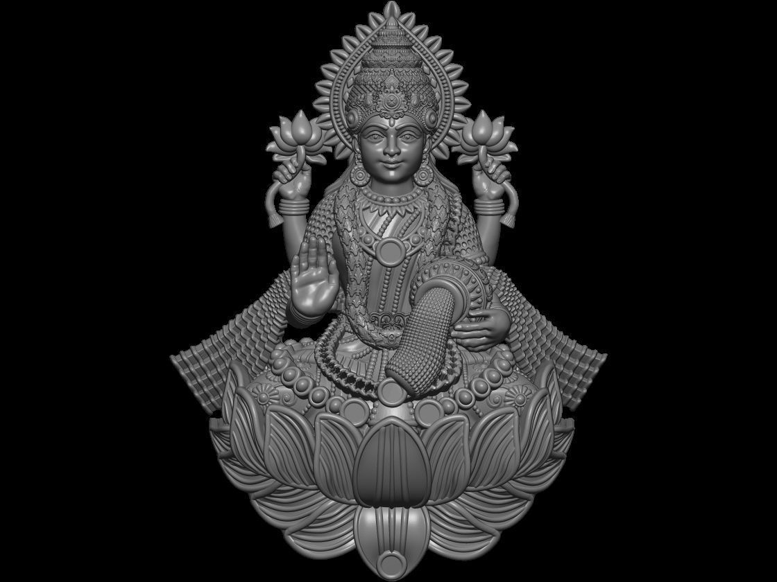 LAXMI  3D print model_29