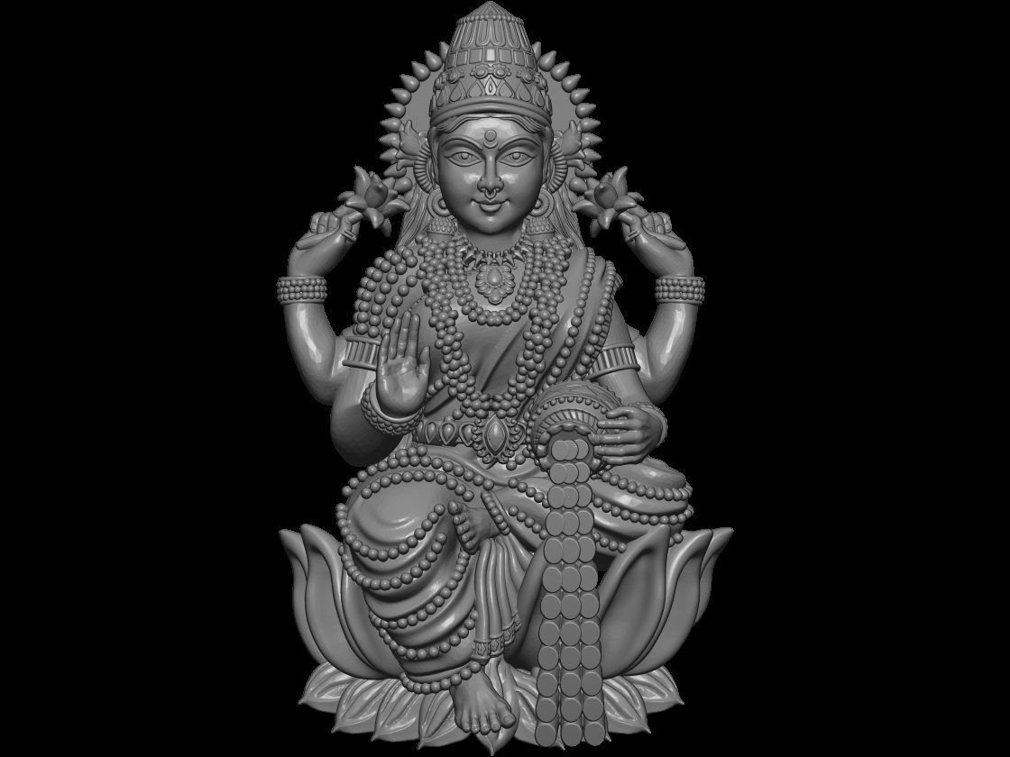 LAXMI  3D print model_30