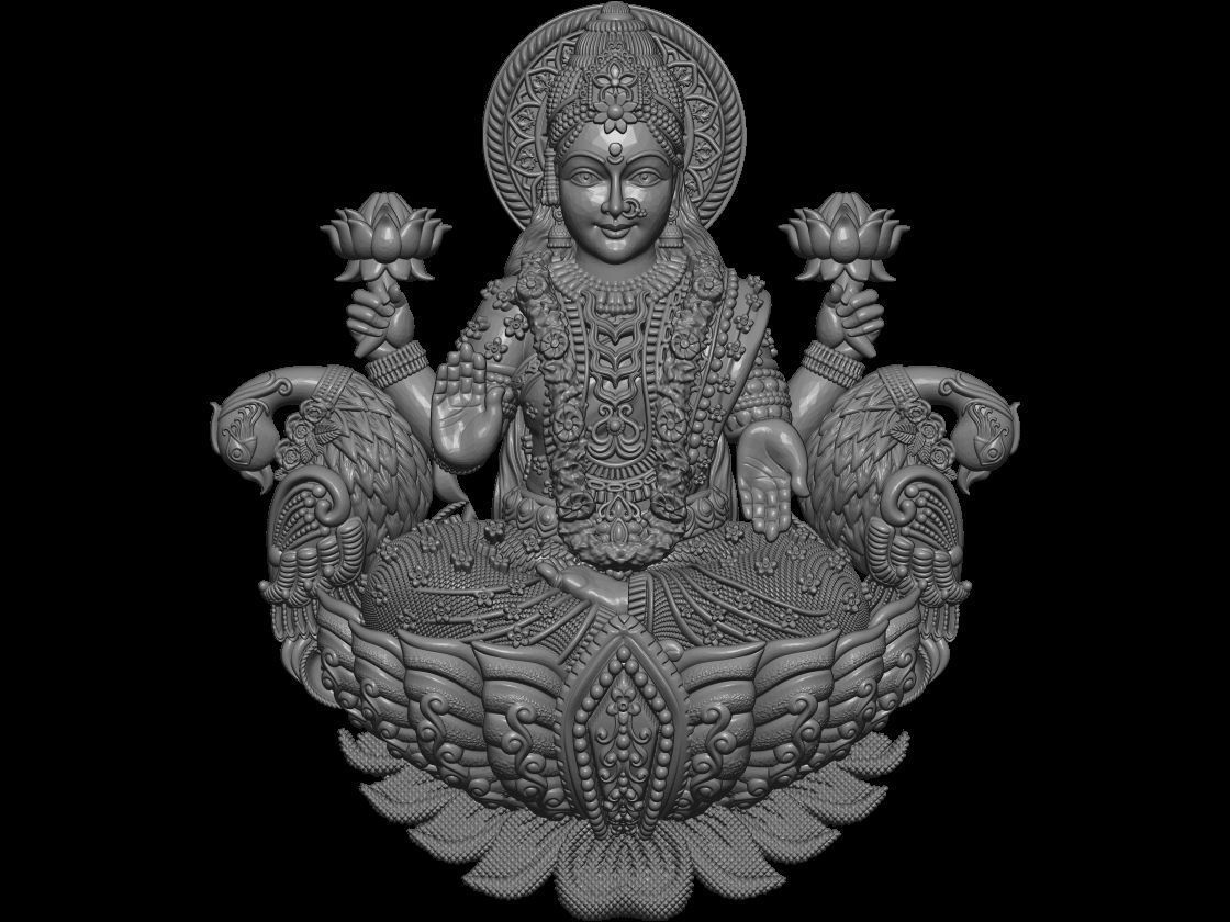 LAXMI  3D print model_8