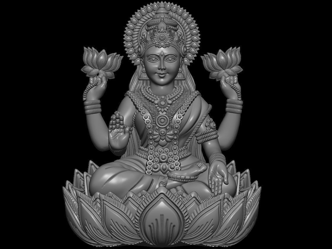 LAXMI  3D print model_16
