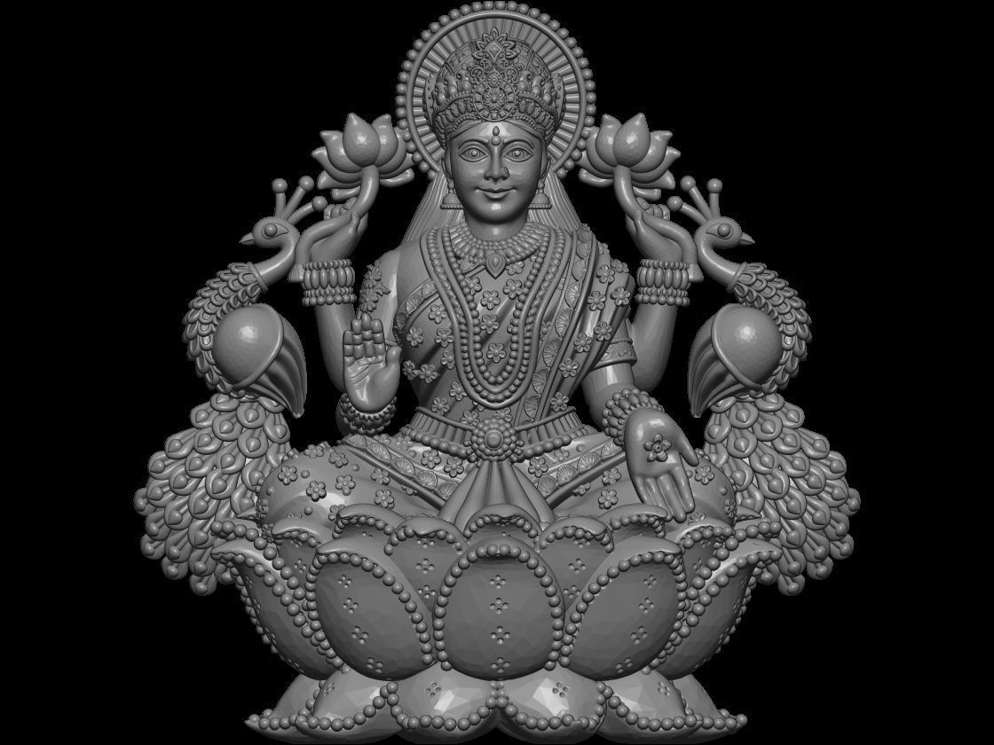 LAXMI  3D print model_9