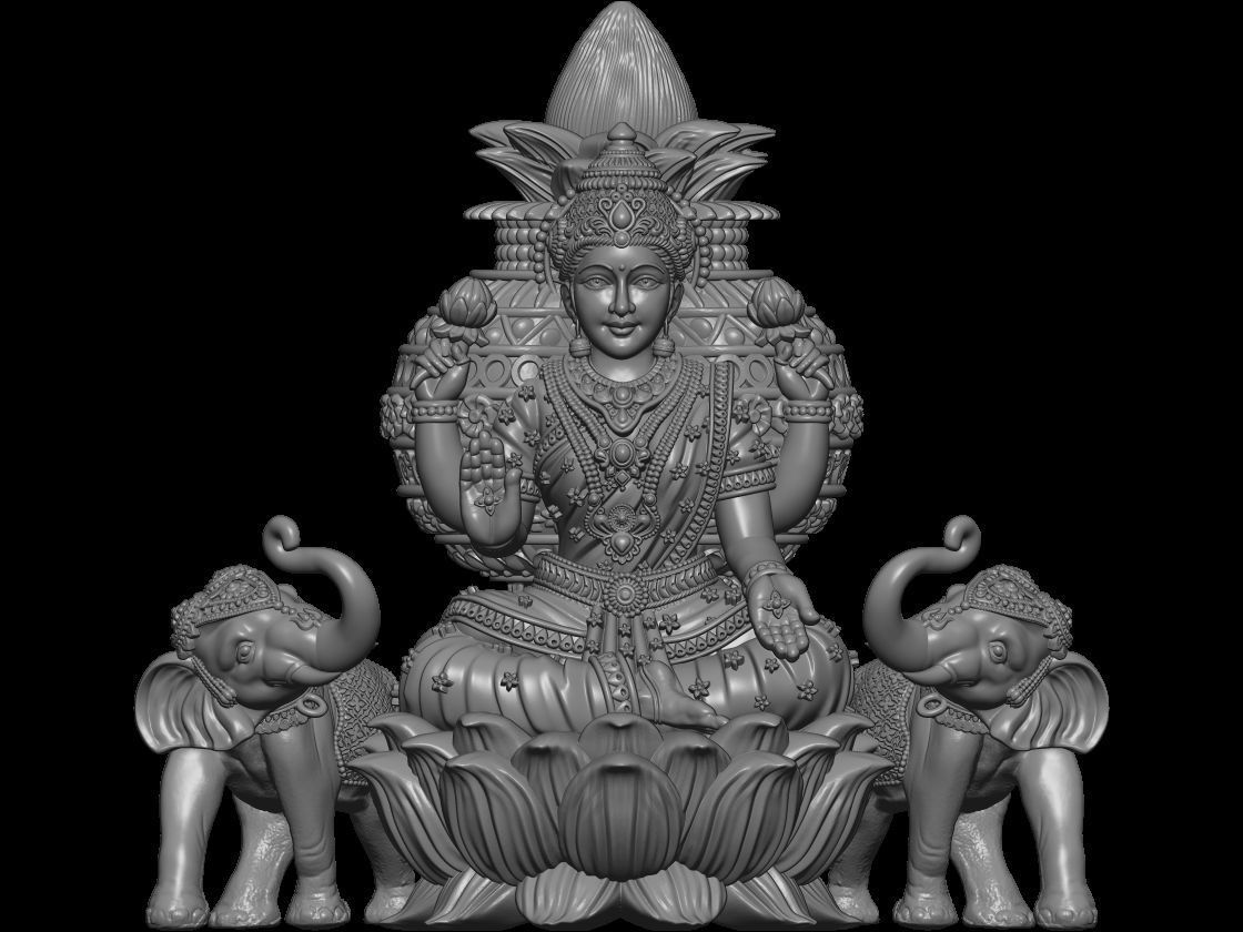 LAXMI  3D print model_25