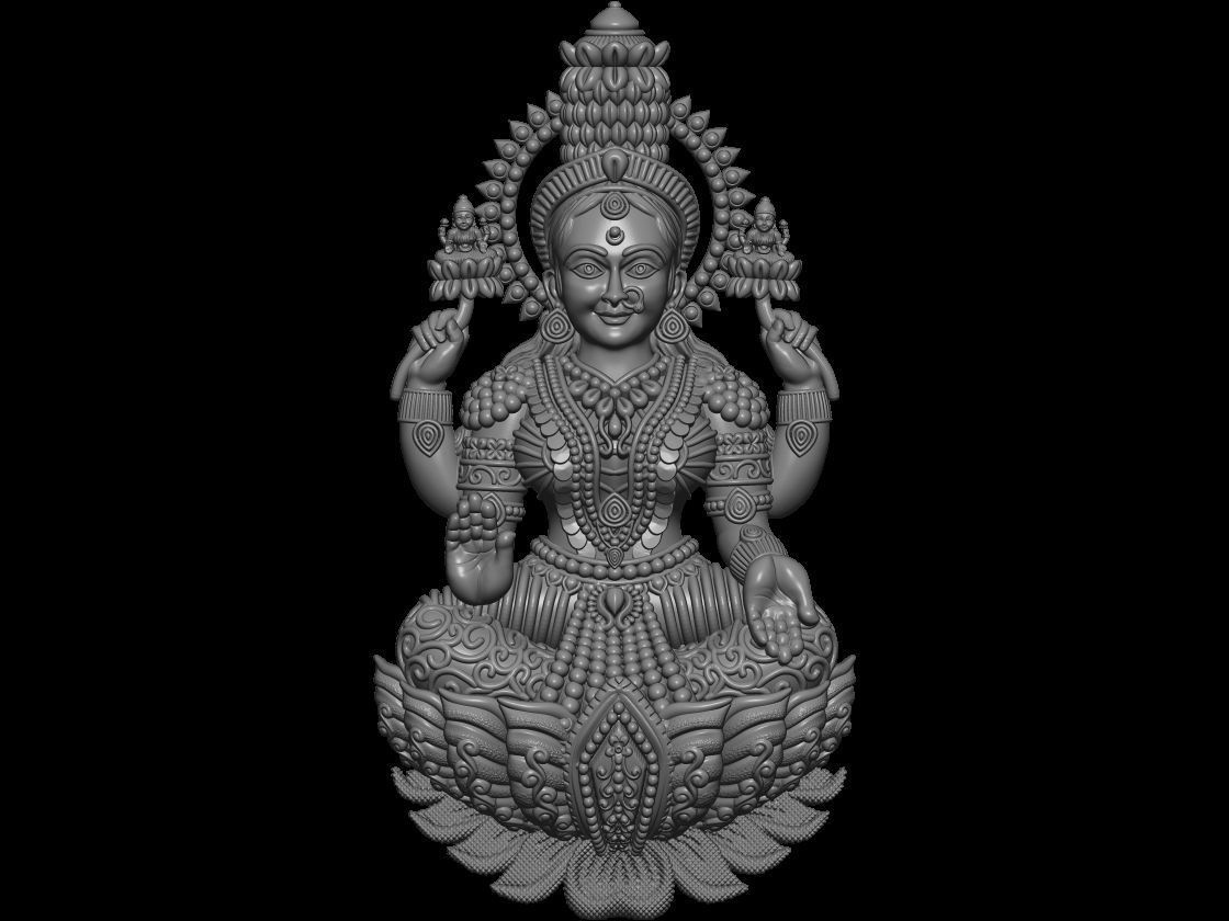 LAXMI  3D print model_2