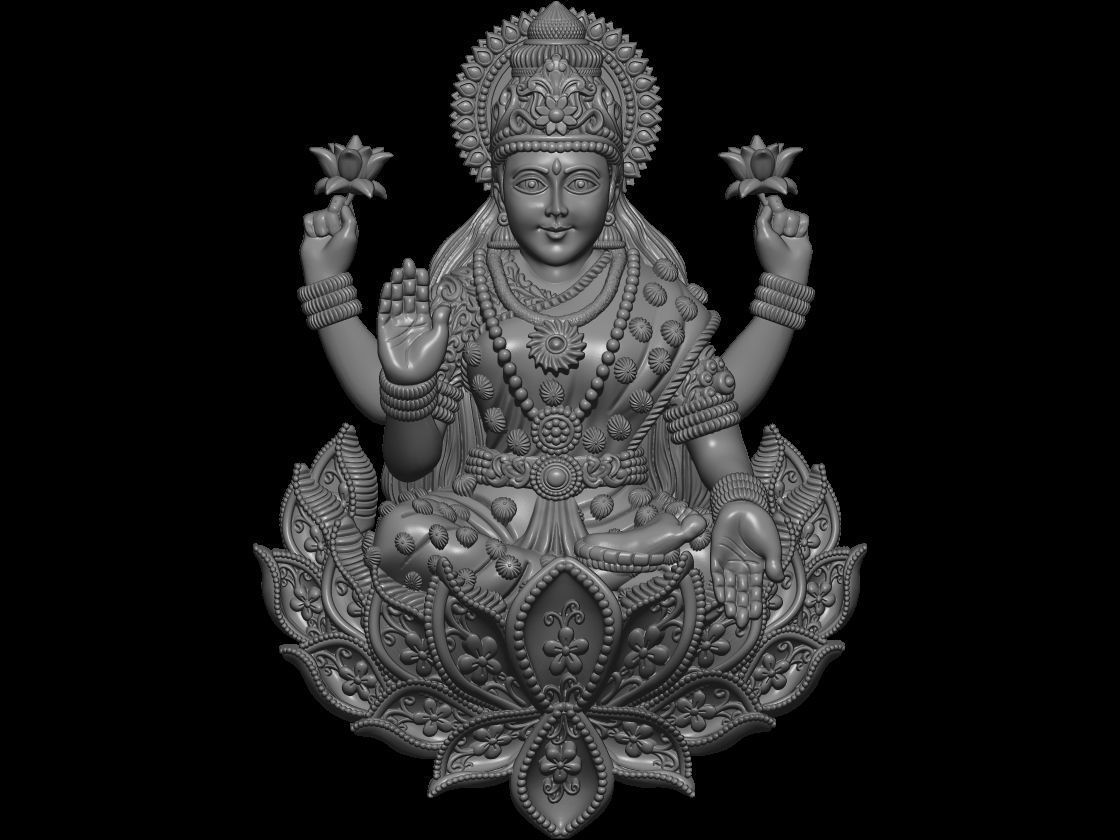 LAXMI  3D print model_14