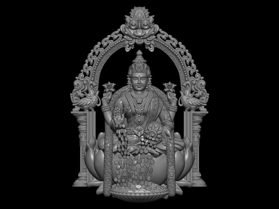 LAXMI  3D print model_22