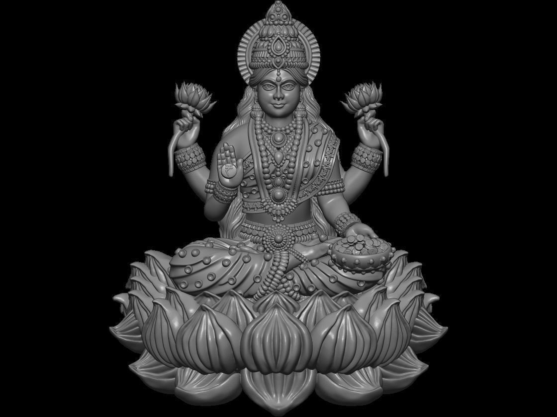 LAXMI  3D print model_38