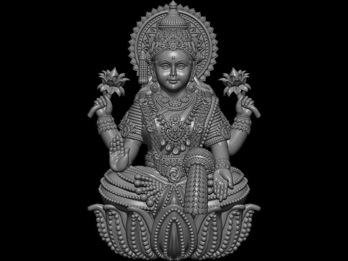 LAXMI  3D print model_28