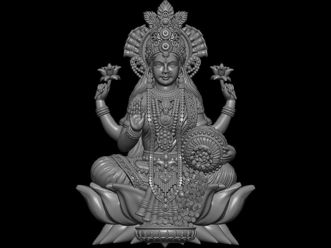 LAXMI  3D print model_1