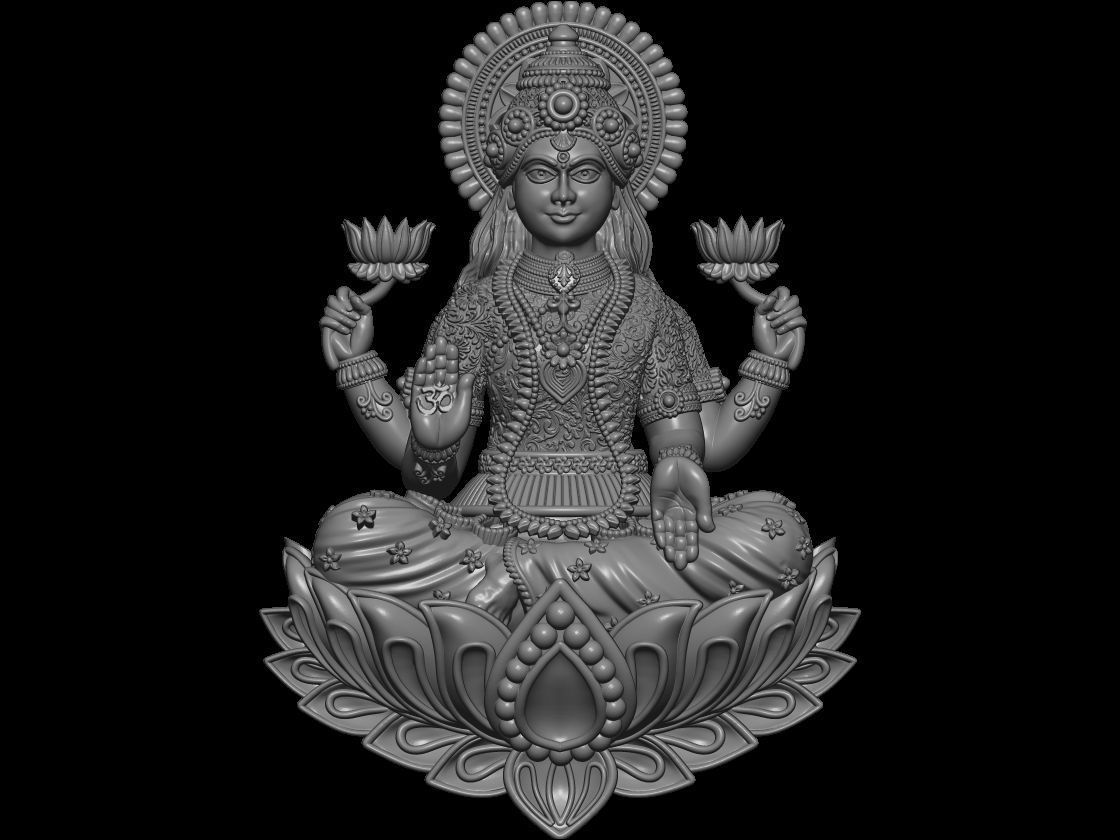 LAXMI  3D print model_19