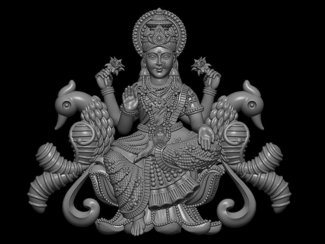LAXMI  3D print model_44