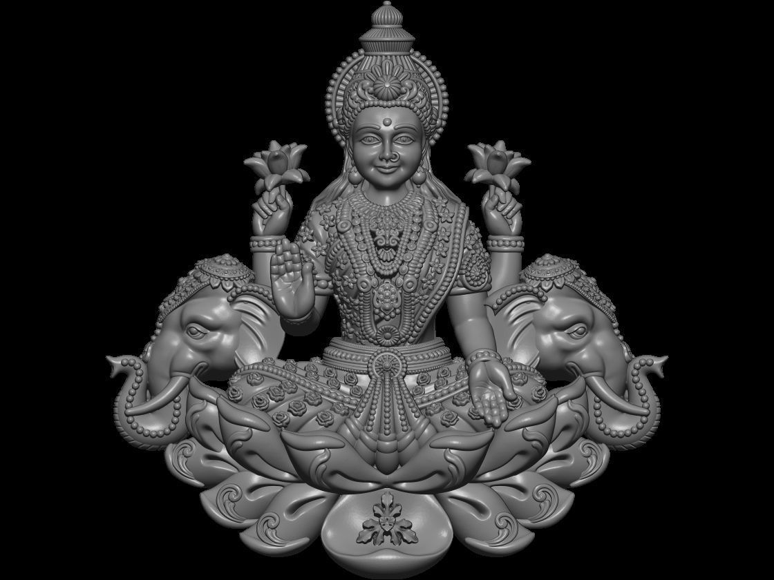 LAXMI  3D print model_48