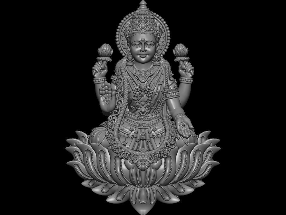 LAXMI  3D print model_49