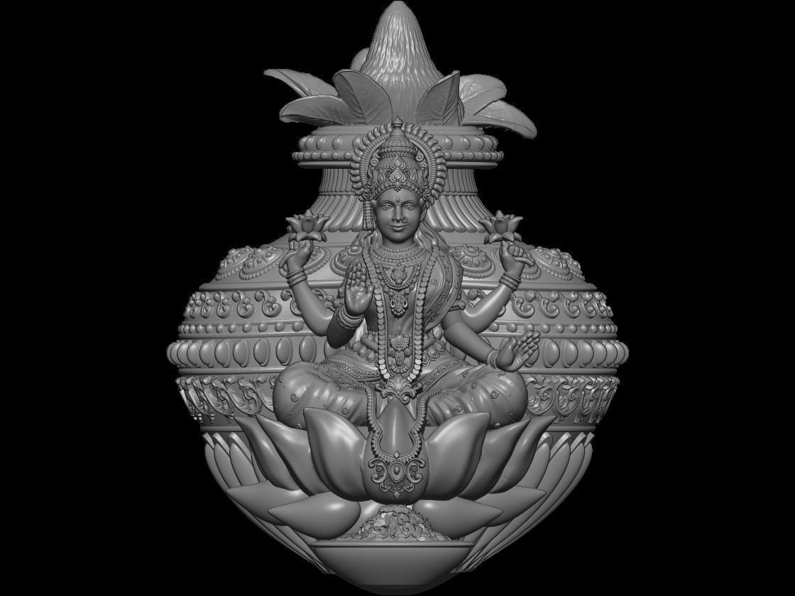 LAXMI  3D print model_3