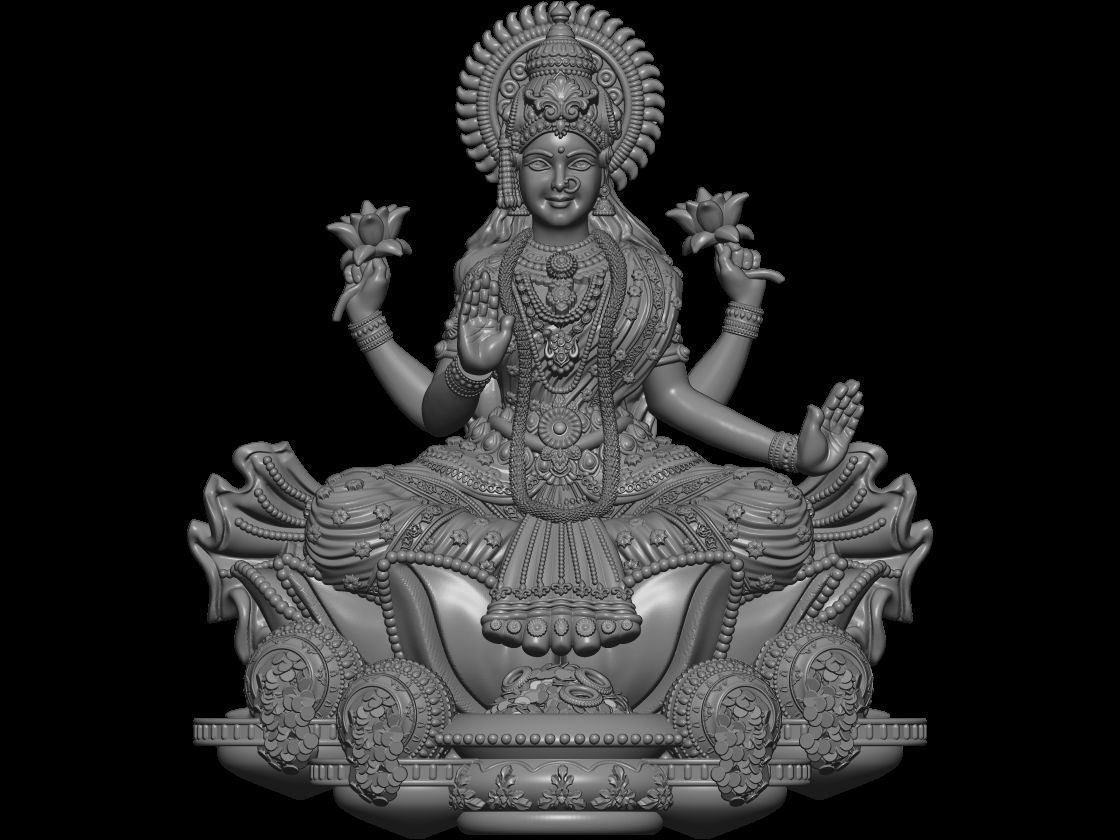 LAXMI  3D print model_47