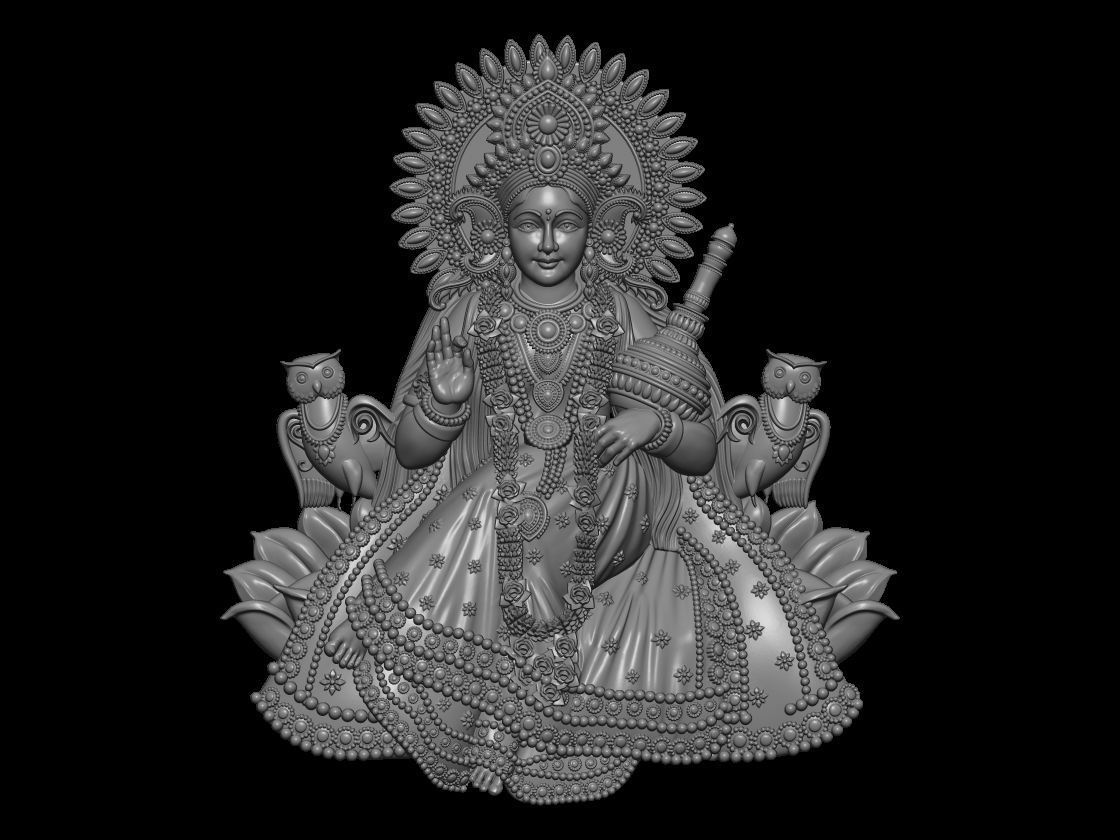 LAXMI  3D print model_36