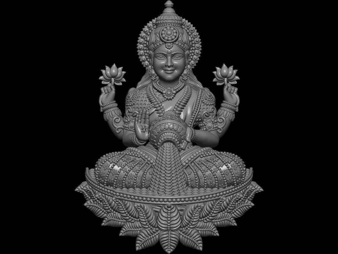 LAXMI  3D print model_23